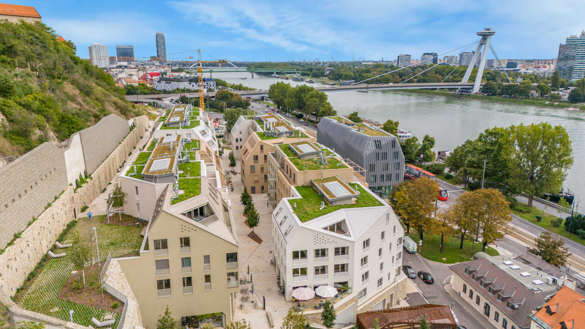 Aerial shot - development project